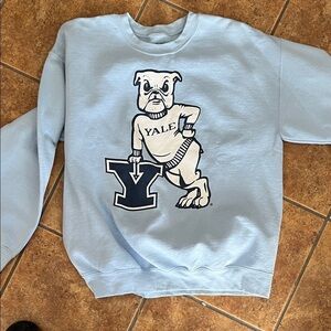 Yale Bulldogs Blue Yale Sweatshirt Yale University Sweatshirt Size L